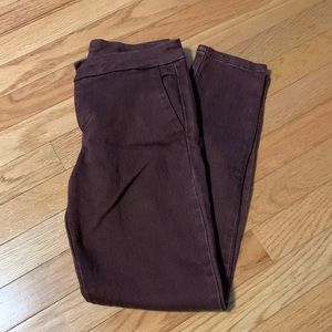 Ankle Length Plum Pants